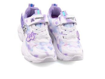 Alessio 034 Patik Anrk - Beyaz/Lila B.t - Alessio
