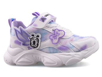 Alessio 034 Patik Anrk - Beyaz/Lila B.t - Alessio