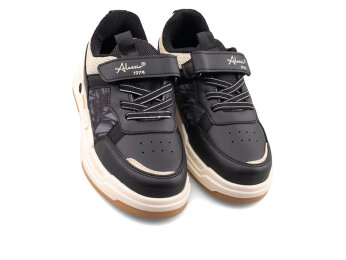 Alessio 039 Filet Cilt - Siyah/Bej/Bej/Krep T - Alessio