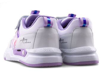 Alessio 039 Patik Cilt Işıklı - Beyaz/Lila - 3