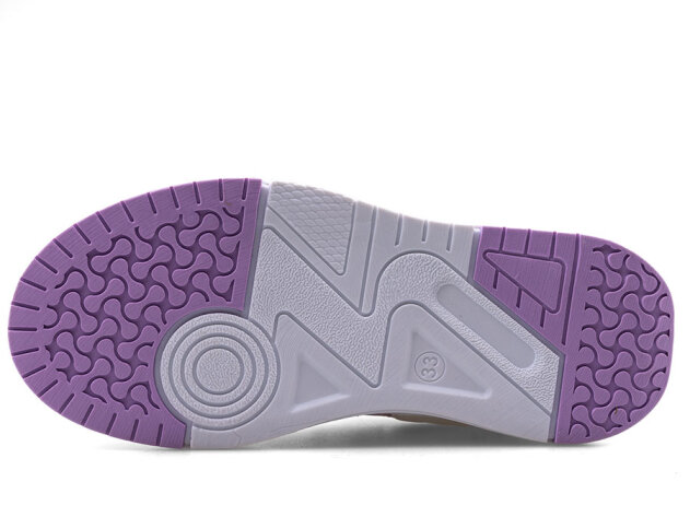 Alessio 039 Patik Cilt Işıklı - Beyaz/Lila - 4