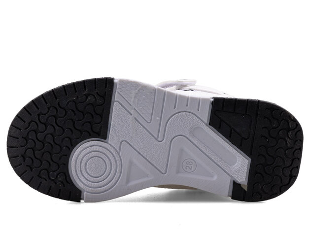 Alessio 042 Patik Cilt Su İtici Işıklı - Beyaz/Siyah - 4