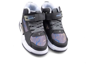 Alessio 042 Patik Cilt Su İtici Işıklı - Füme/Sarı/Buz Füme T - Alessio