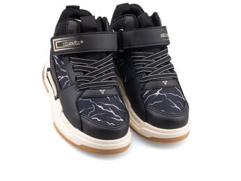 Alessio 042 Patik Cilt Su İtici Işıklı - Siyah/Bej/Bej/Krep.T - 2