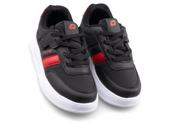 Alessio 048 Patik Cilt - Siyah/Kırmızı B.T - Alessio