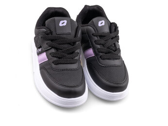 Alessio 048 Patik Cilt - Siyah/Lila B.T - Alessio