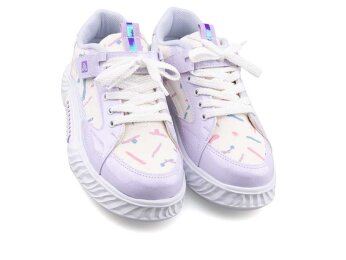 Alessio 055 Filet Keten - Beyaz/Lila B.t - Alessio