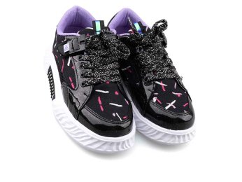 Alessio 055 Filet Keten - Siyah/Lila B.T - Alessio