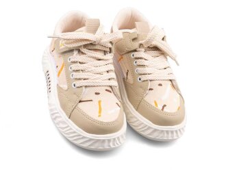 Alessio 055 Patik Keten Işıklı - Bej/Ekru T. - Alessio