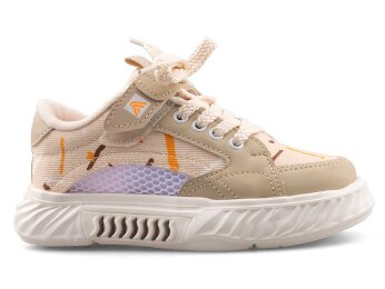 Alessio 055 Patik Keten Işıklı - Bej/Ekru T. - Alessio