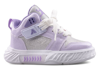 Alessio 537 Patik Cilt - Beyaz/Simli B.T - Alessio