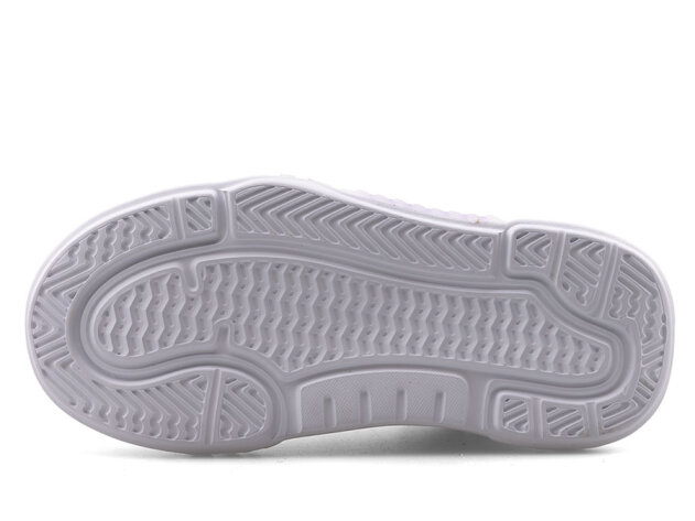 Alessio 537 Patik Cilt - Beyaz/Simli B.T - 4