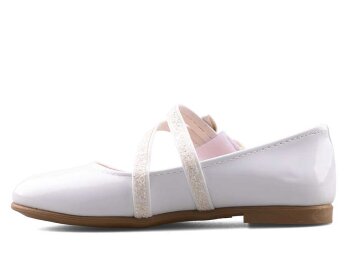 Anıl 022 Filet Babet Cilt - Beyaz/Rugan - Anıl Bebe