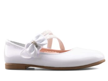 Anıl 022 Filet Babet Cilt - Beyaz/Rugan - Anıl Bebe