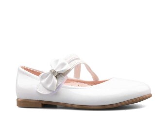 Anıl 022 Patik Babet Cilt - Beyaz - Anil