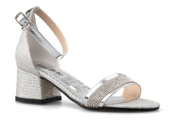 Anıl Tekbant Filet Ökçeli - Gümüş - Anıl Bebe