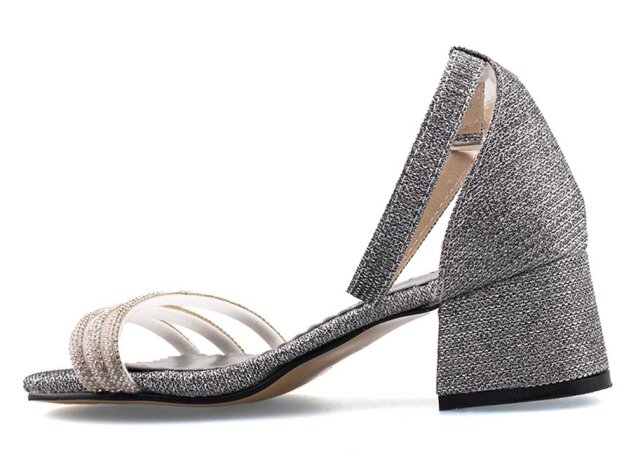 Anıl Üçbant Filet Ökçeli - Platin - 2