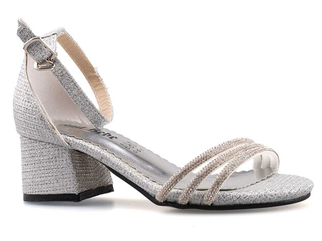 Anıl Üçbant Patik Ökçeli - Gümüş - 1