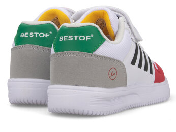 Bestof 074 Patik Anrk - Beyaz/Kırmızı/Siyah - 4