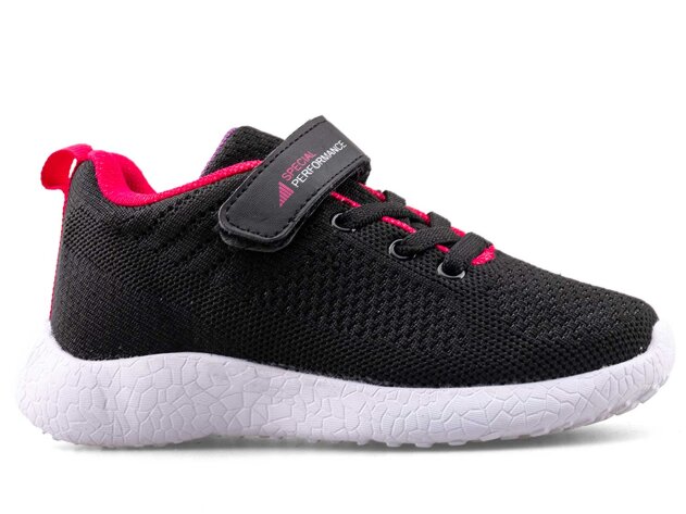 Bestof 600 Patik Triko - Siyah/Fuşya/Beyaz - 1