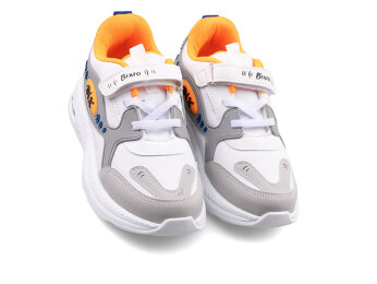 Bixro 04 Patik Cilt Işıklı - Beyaz/Oranj - Bixro