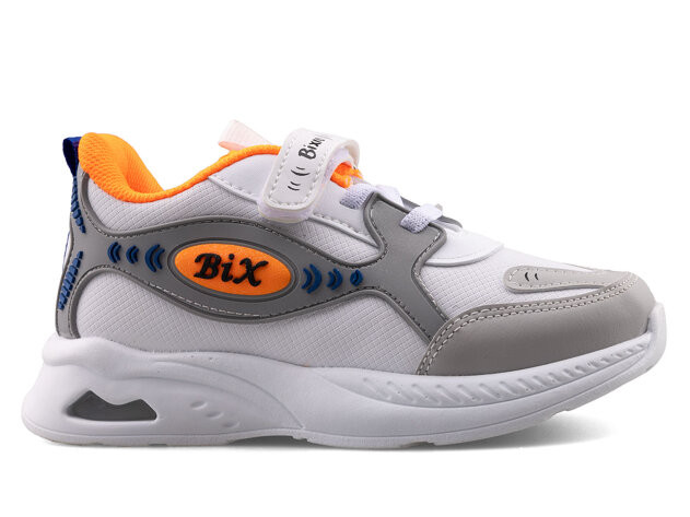 Bixro 04 Patik Cilt Işıklı - Beyaz/Oranj - 1