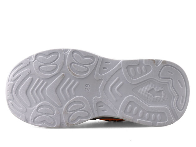 Bixro 04 Patik Cilt Işıklı - Beyaz/Oranj - 4