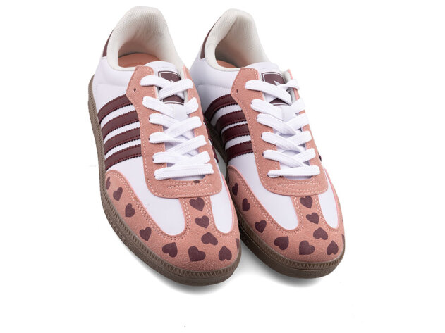 Boulder 1726 Garson Cilt - Beyaz/Bordo/Kalplı - 2