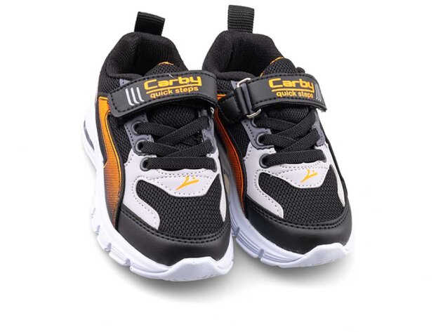 Carby 132 Bebe Anrk Işıklı - Siyah/Buz/Oranj B.T - 2