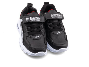 Carby 132 Bebe Cilt - Siyah/Beyaz/Kırmıkızı B.T - Carby