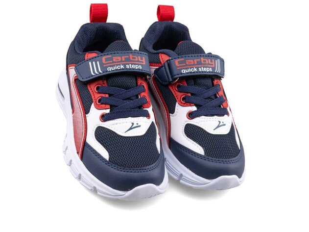 Carby 132 Patik Anrk Işıklı - Laci/Beyaz/Kırmızı B.T - 2