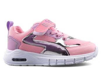 Carby 132 Patik Anrk Işıklı - Pembe/Parlak/Lila B.T - Carby