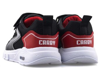 Carby 132 Patik Anrk Işıklı - Siyah/Beyaz/Kırmızı/B.T - 3