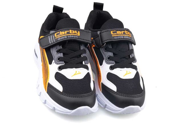 Carby 132 Patik Anrk Işıklı - Siyah/Beyaz/Oranj/Füme B.T - 2