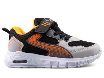 Carby 132 Patik Anrk Işıklı - Siyah/Buz/Füme/Oranj B.T - 1