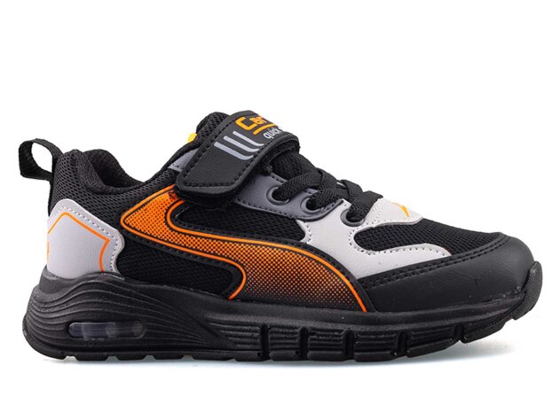 Carby 132 Patik Anrk Işıklı - Siyah/Buz/Oranj S.T - 1