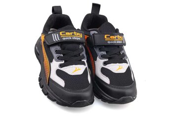 Carby 132 Patik Anrk Işıklı - Siyah/Buz/Oranj S.T - 2