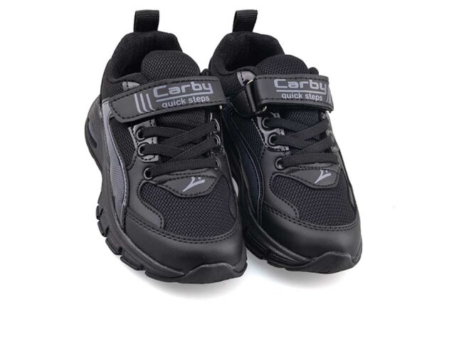 Carby 132 Patik Anrk Işıklı - Siyah/Rugan/Füme S.T - 2