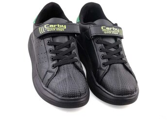Carby 143 Patik Cilt - Siyah/Yeşil S.T - 2