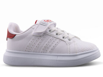 Carby 144 Patik Cilt - Beyaz/Kırmızı/Beyaz T - Carby