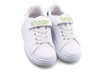Carby 144 Patik Cilt - Beyaz/Yeşil/B.T - Carby