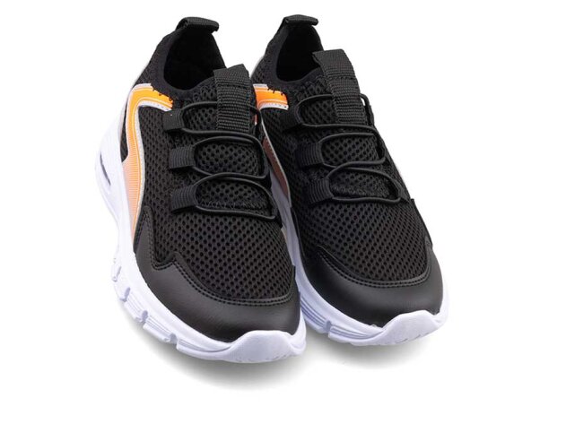 Carby 145 Patik Anrk Işıklı - Siyah/Buz/Oranj B.T - 2