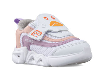 Cicimo 06 Bebe Anrk Işıklı - Beyaz/Lila - Cicimo