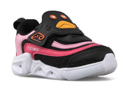 Cicimo 06 Bebe Anrk Işıklı - Siyah/Fuşya - 1