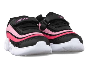 Cicimo 06 Patik Anrk Işıklı - Siyah/Fuşya - Cicimo