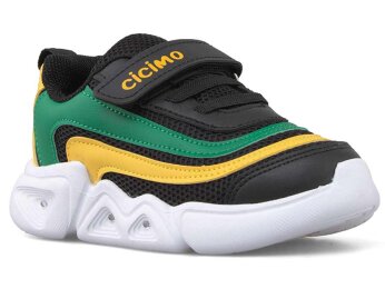 Cicimo 06 Patik Anrk Işıklı - Siyah/Sarı - Cicimo