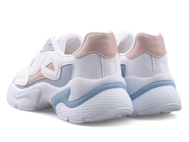 Dark Step 152 Zenne Anrk - Beyaz/Pudra/G.Mavi - 3