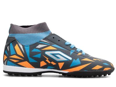 Dugana 2303 Merdane Halısaha Çoraplı - Füme/Turkuaz - 1