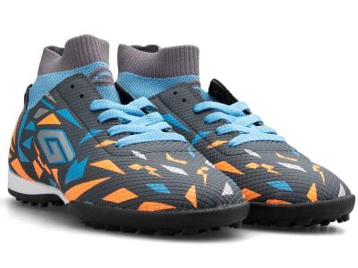 Dugana 2303 Merdane Halısaha Çoraplı - Füme/Turkuaz - 2