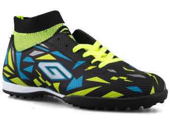 Dugana 2303 Merdane Halısaha Çoraplı - Siyah/F. Sarı - Dugana